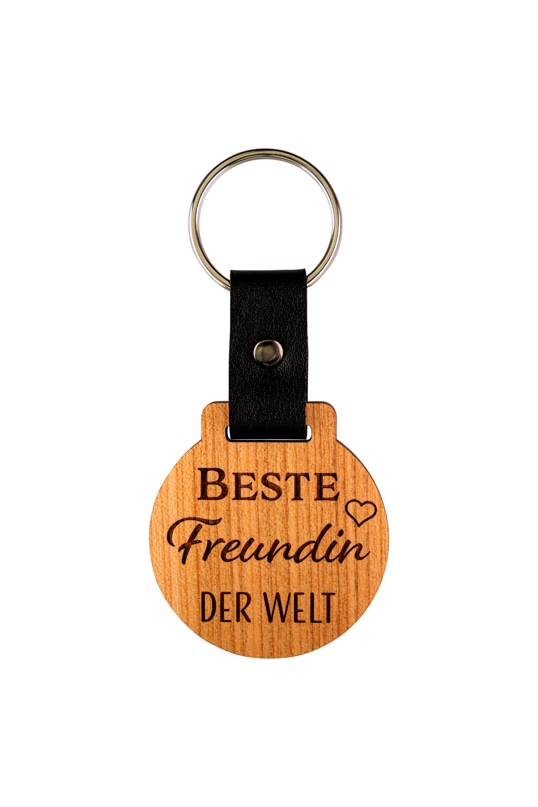 Beste Freundin der Welt Schlüsselanhänger Kirschholz Maschd