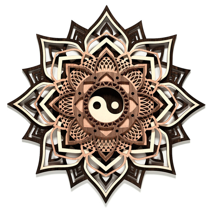 Yin & Yang Mehrschichtiges Wandbild