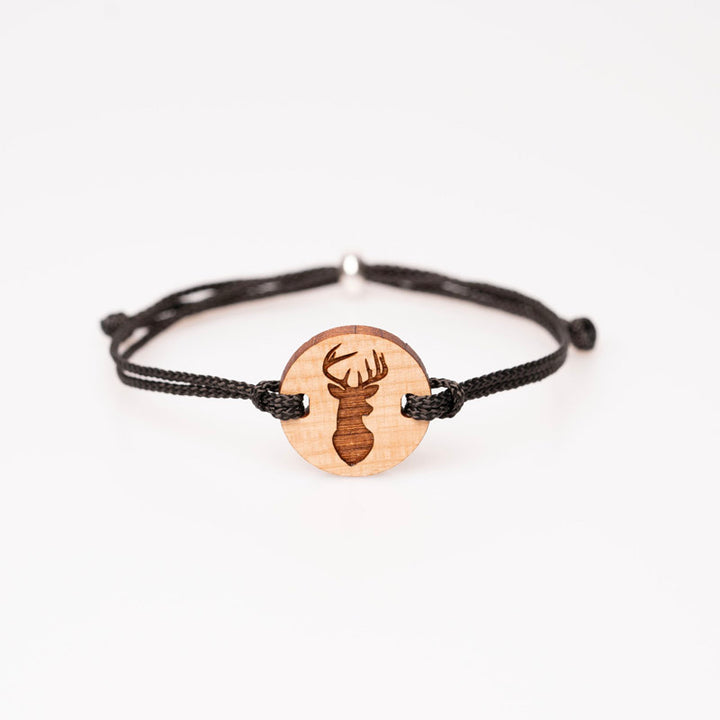 Hirsch Armband aus Holz 