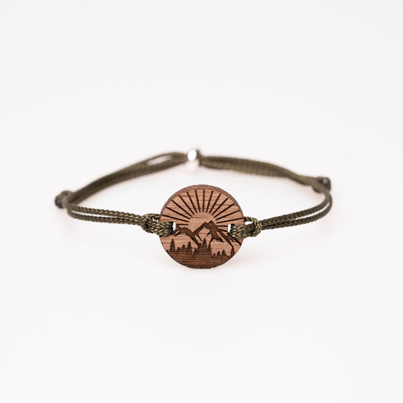 Armband Herren Berg Motiv 