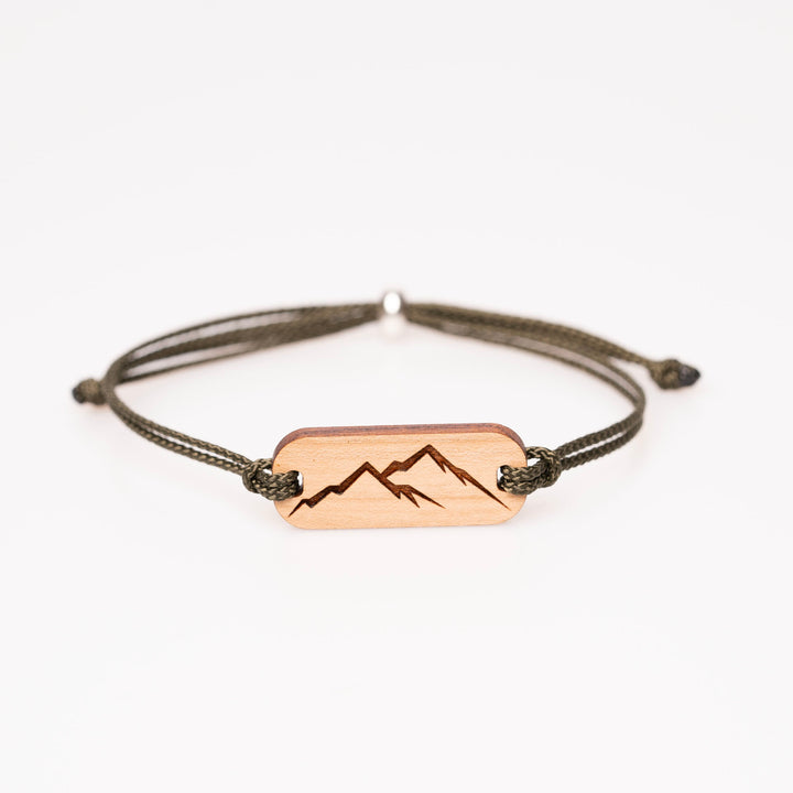 Berge Längliches Armband Kirsch