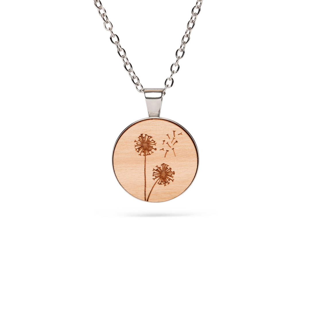 Pusteblume Halskette Kirsch