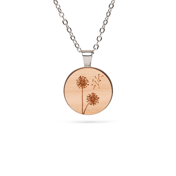 Pusteblume Halskette Kirsch