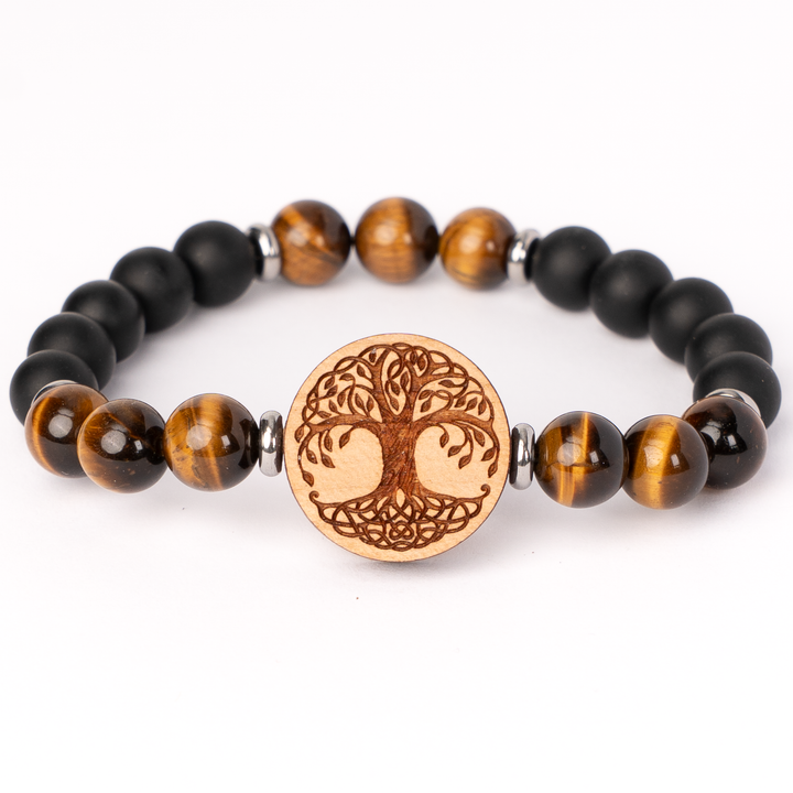 Armband Baum des Lebens mit Edelsteinen