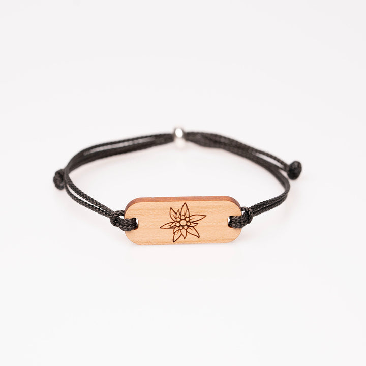 Edelweiss längliches Armband Kirsch
