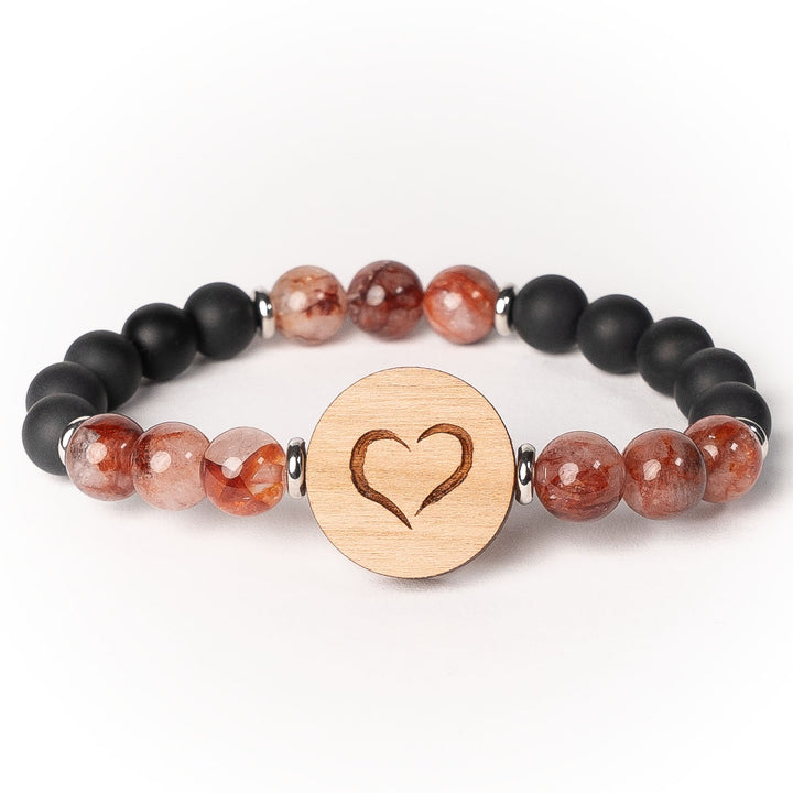 Armband Herz mit Edelsteinen
