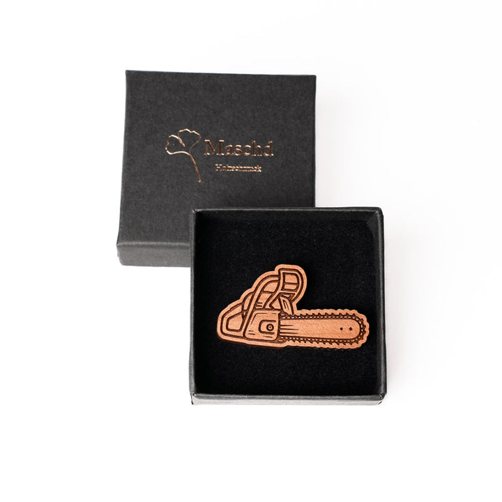 Kettensäge Pin in der Verpackungsschachtel