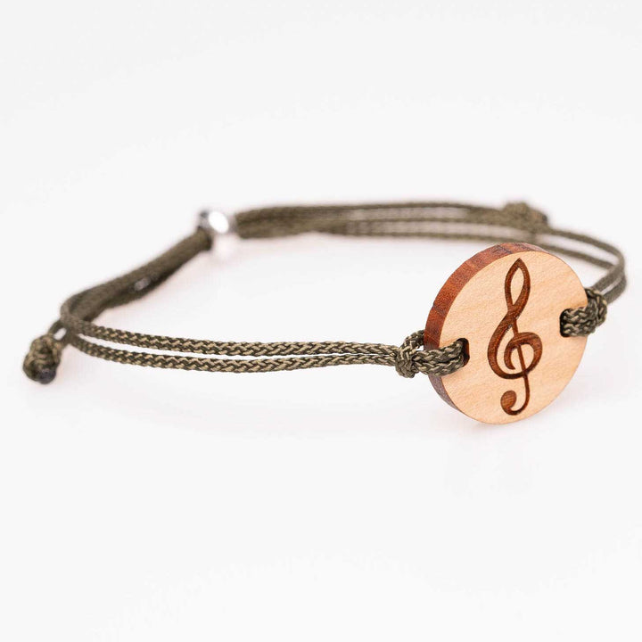 Armband mit Notenschlüsselmotiv, Personalisiertes Geschenk