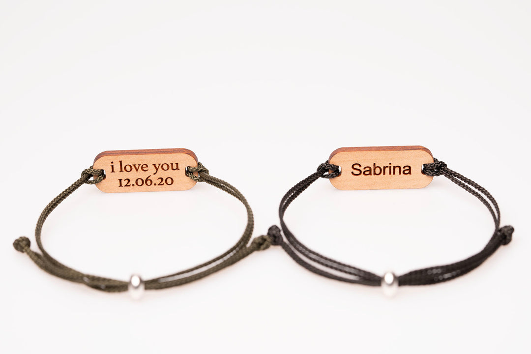 Armband Weltkarte länglich