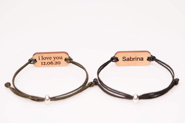 Armband Weltkarte länglich