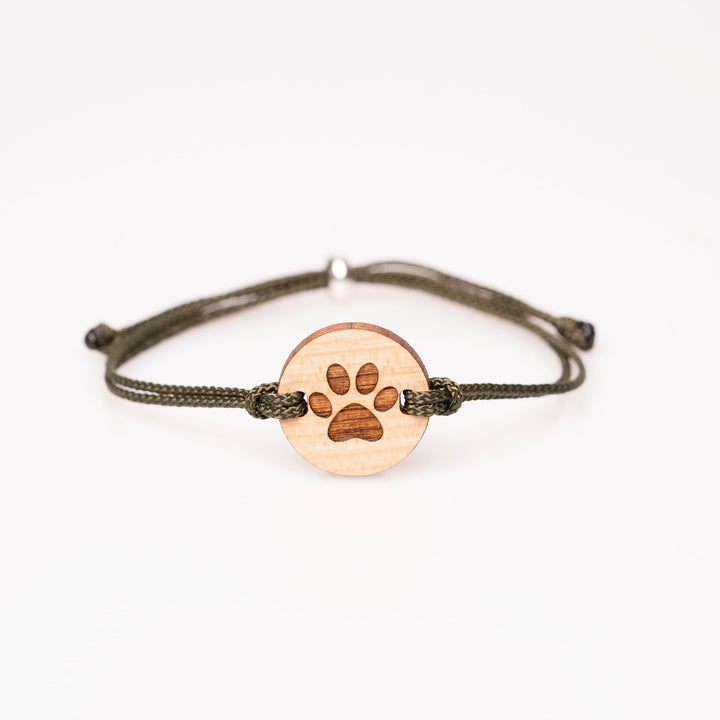 Pfoten Armband Kirsch