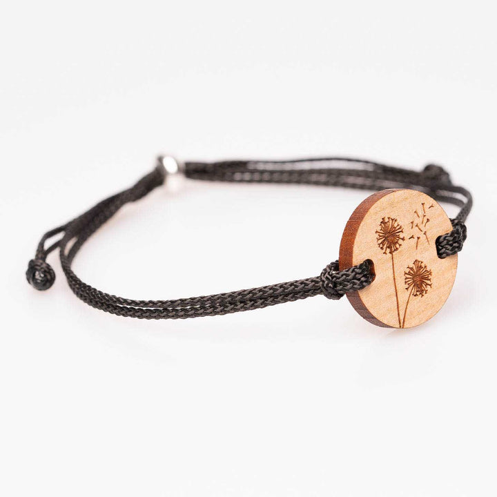 Pusteblume armband Personaliserbar, Holzschmuck von Maschd 