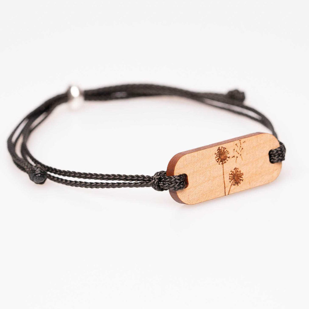 Holzschmuck Armband Pusteblume 