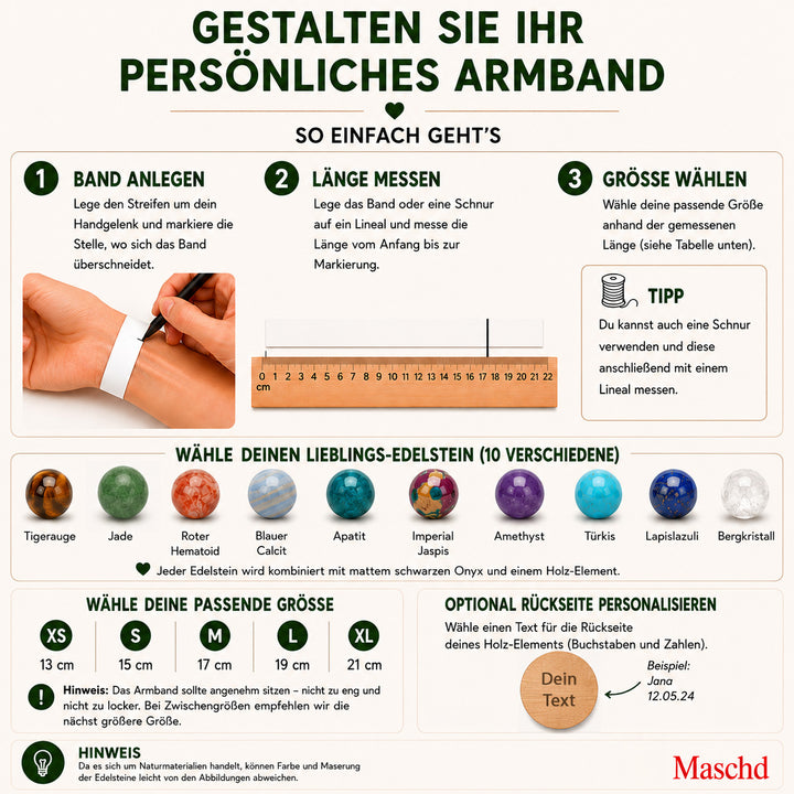 Armband Edelweiss mit Edelsteinen
