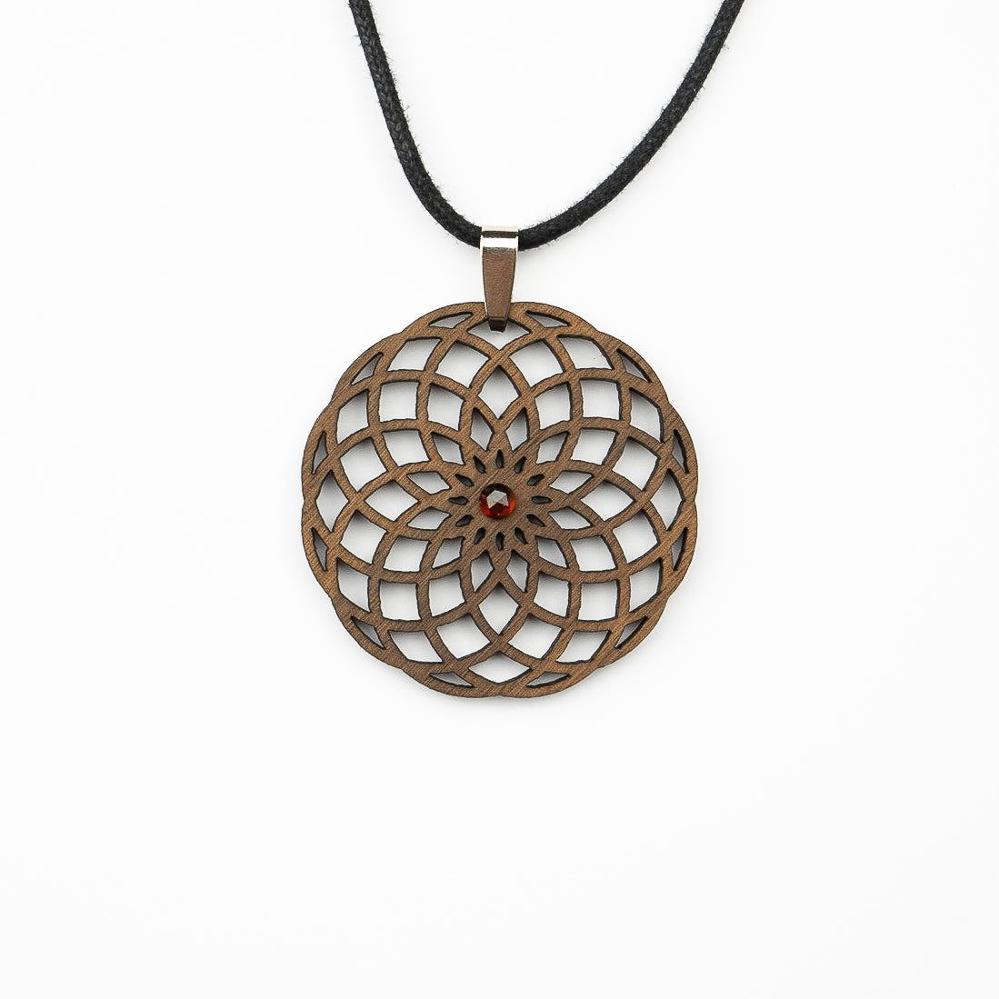 Torus Amulett mit Edelstein 