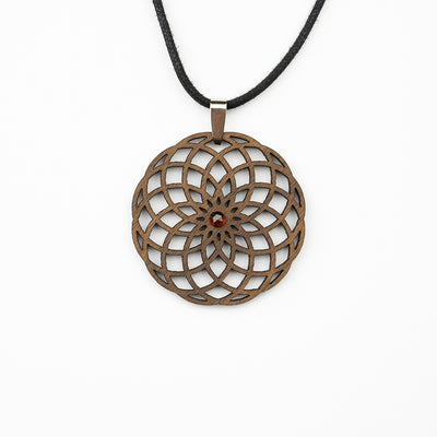 Torus Amulett mit Edelstein 