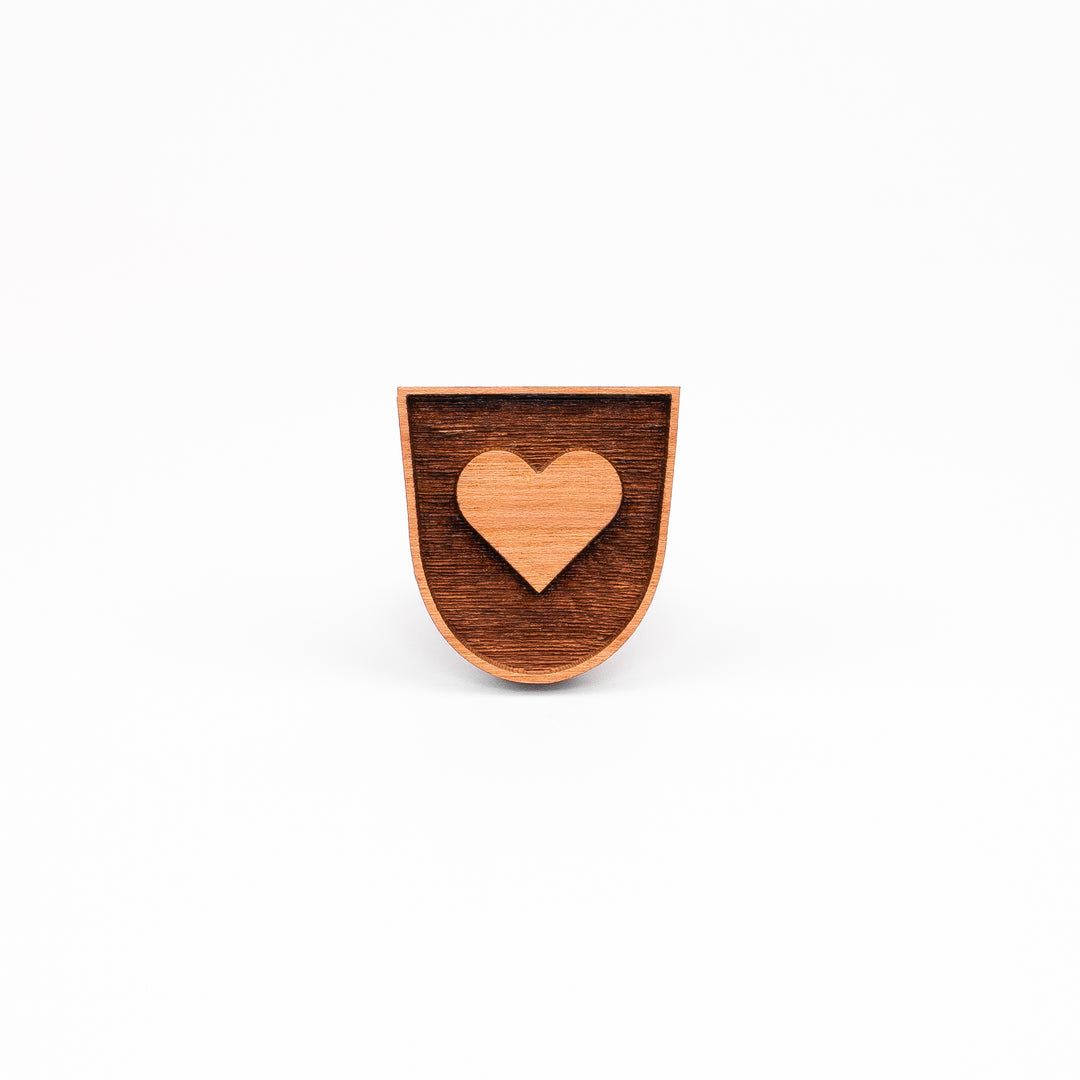 Herz Brosche Pin Tracht