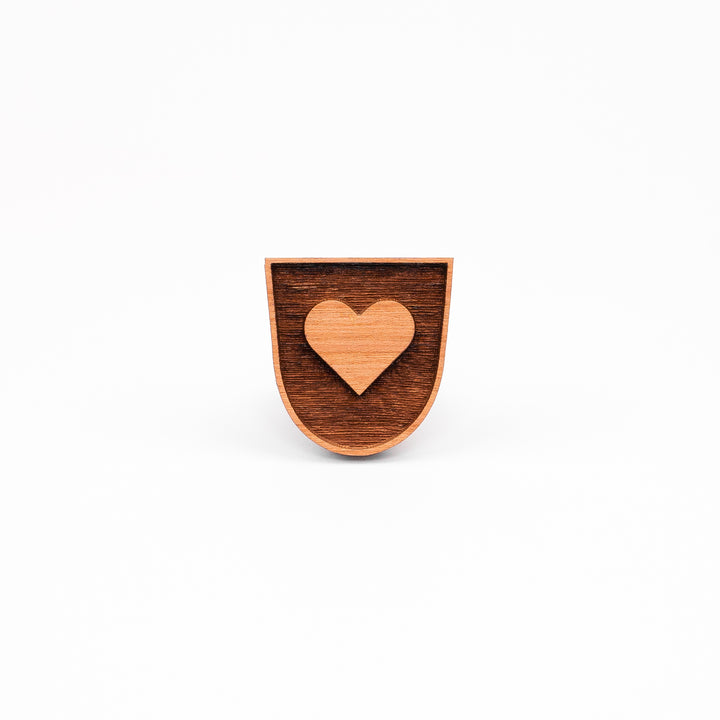 Herz Brosche Pin Tracht