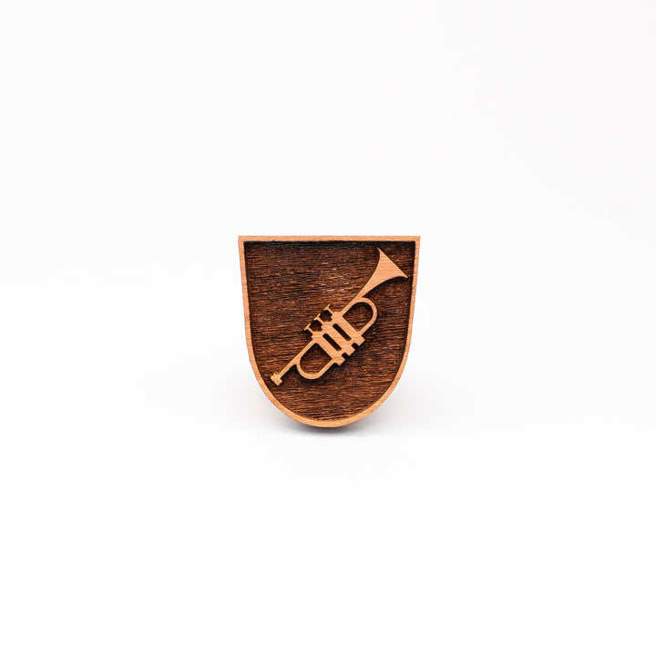 Trompete Pin Anstecker Brosche Tracht Maschd
