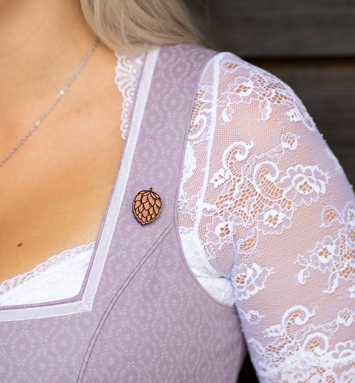 Hopfen Pin Anstecker Trachtenbrosche Dirndl